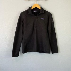 Patagonia fleece lined half zip sweater medium